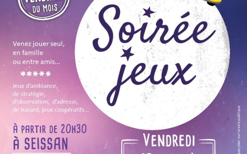 SOIREE JEUX AVEC LA LUDOTHEQUE