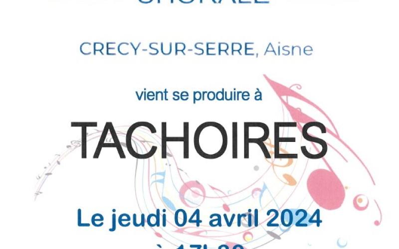 CONCERT AVEC LA CHORALE LA SERRE ENCHANTÉE