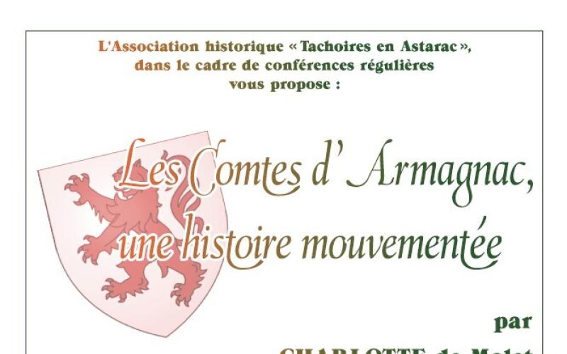 CONFERENCE LES COMTES D'ARMAGNAC