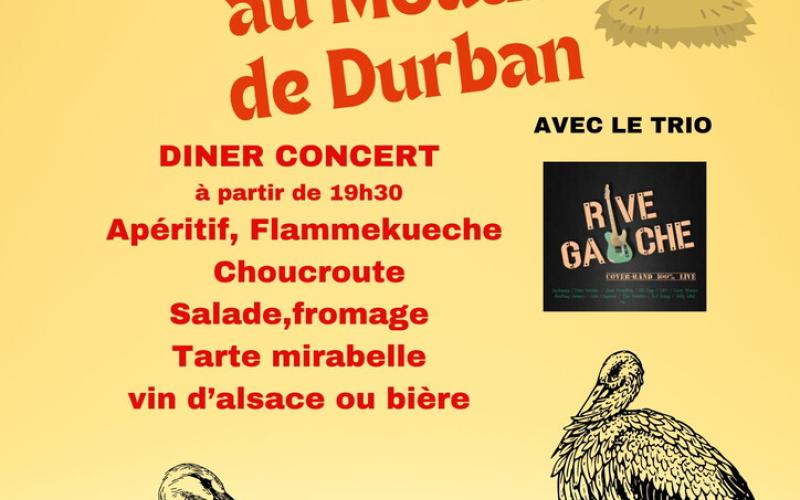FÊTE D'OUVERTURE DU MOULIN ET REPAS ALSACIEN