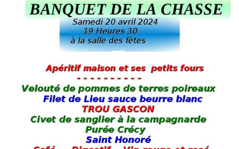 BANQUET DE LA CHASSE
