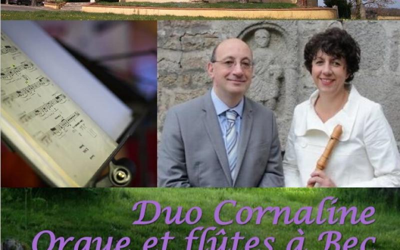 CONCERT DUO CORNALINE, ORGUE ET FLUTES À BEC