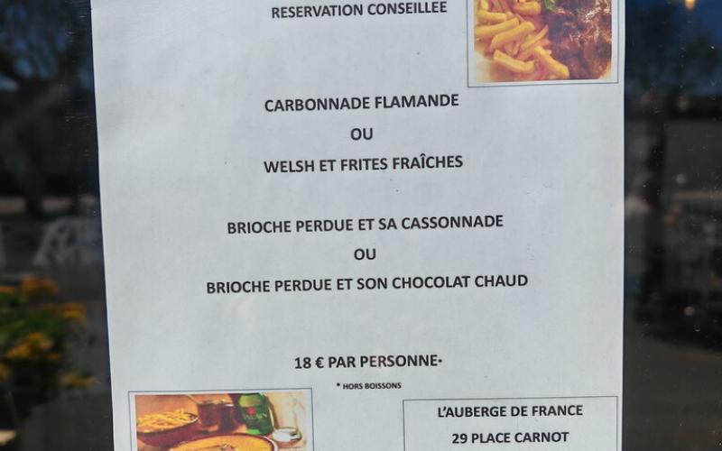 MENU SPÉCIAL DU NORD