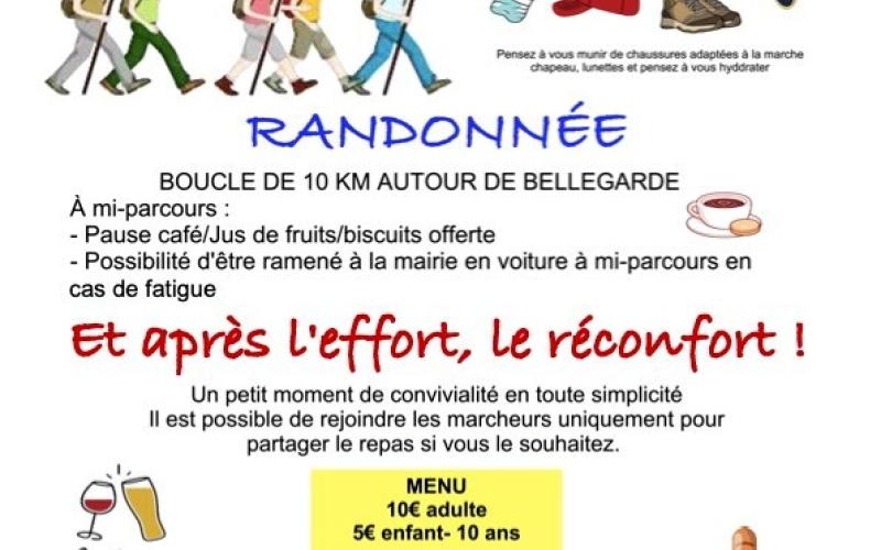 RANDONNÉE À BELLEGARDE