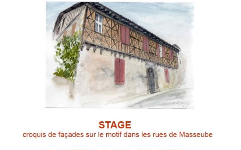 STAGE DE GOUACHE AVEC EMMANUEL LEGENDRE