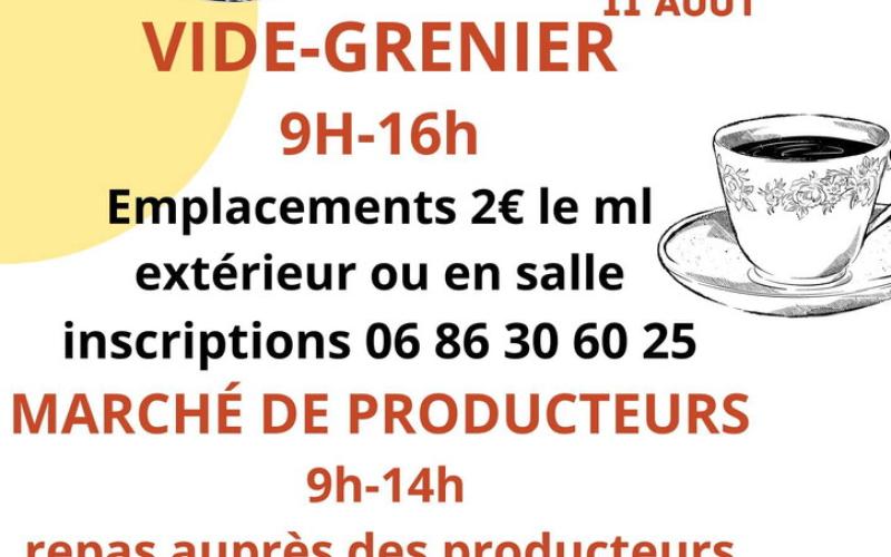 VIDE-GRENIER ET MARCHÉ DE PRODUCTEURS