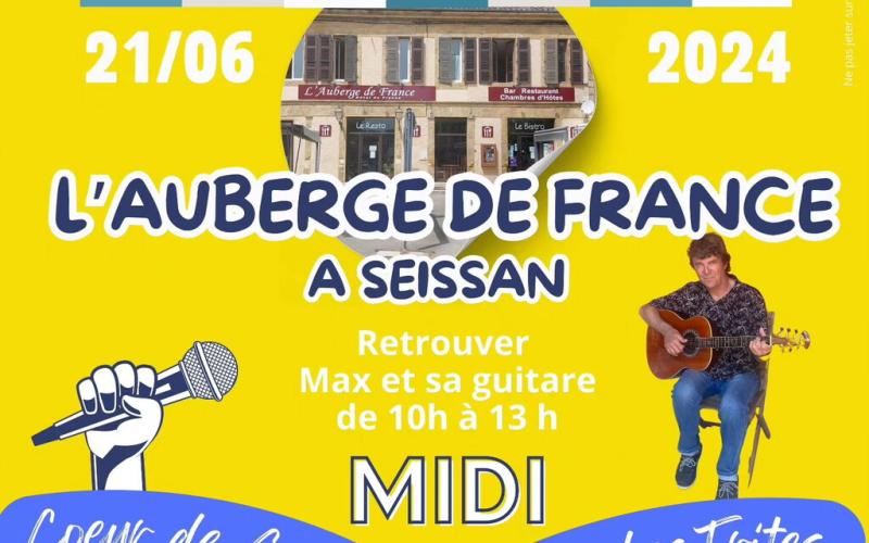 FÊTE DE LA MUSIQUE À L'AUBERGE DE FRANCE