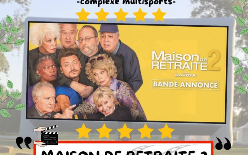 CINÉMA EN PLEIN AIR MAISON DE RETRAITE 2