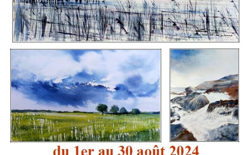 DÉMONSTRATION AQUARELLES ET VERNISSAGE MARIE-CLAUDE CANET