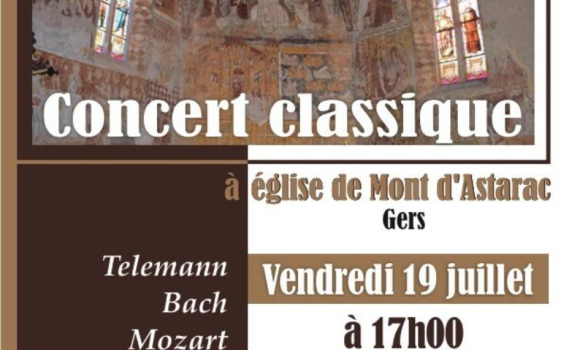 CONCERT CLASSIQUE  A MONT D'ASTARAC