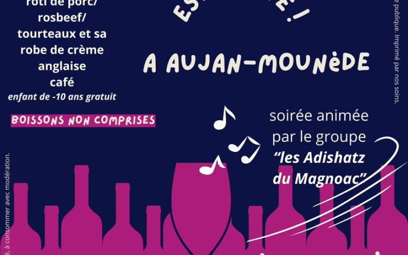 LE BEAUJOLAIS NOUVEAU EST ARRIVÉ À AUJAN-MOURNEDE