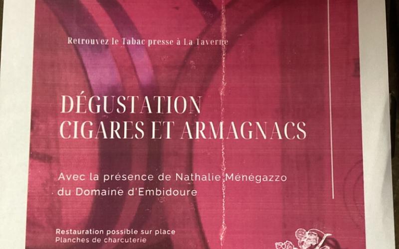 DÉGUSTATION CIGARES ET ARMAGNACS