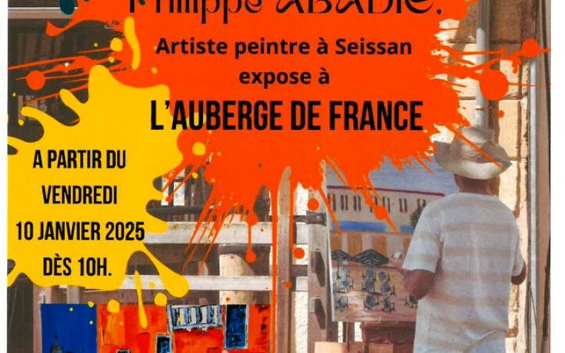 EXPOSITION PEINTURES  À L'AUBERGE DE FRANCE