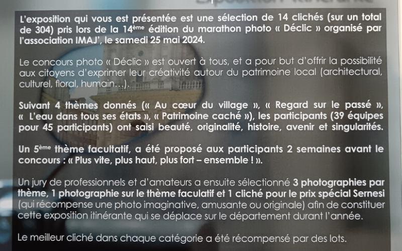 EXPOSITION PHOTOS DECLIC