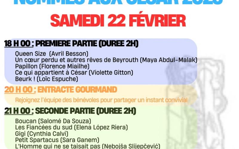 CINÉ COURTS MÉTRAGE NOMMÉS AUX CESAR 2025