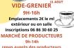 VIDE-GRENIER ET MARCHÉ DE PRODUCTEURS